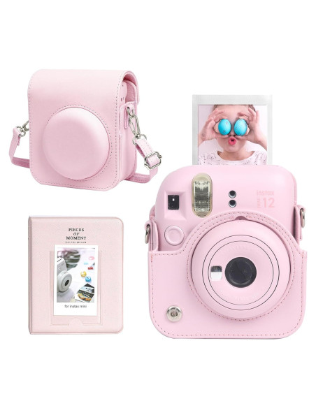 Funda de cámara CAIYOULE para Fujifilm Instax Mini 12 con álbum