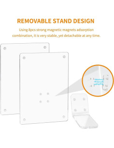 Mini Marcos Magnéticos LIANHELILAI 6x9 cm Acrílico 2 Pzs 2