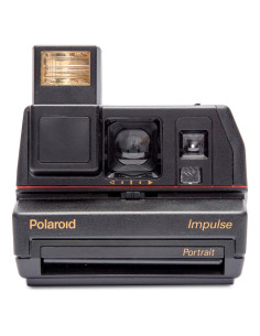 Cámara Polaroid 600 Impulse Gris - Vintage Instantánea