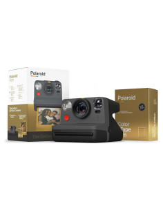 Cámara Instantánea Polaroid Now Negra i-Type + Película 16 Fotos