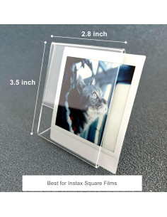 Marco de Foto Acrílico Transparente NONS - 3 Pcs Cuadrado 2