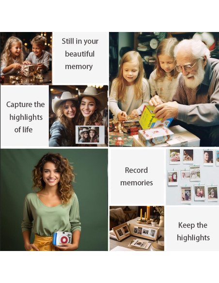 Cámara Instantánea POPOTO con Funda y Accesorios - Kit Completo