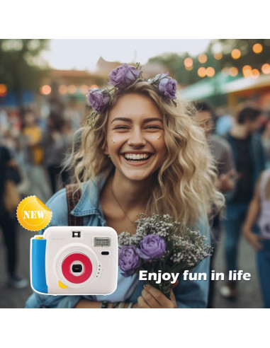 Cámara Instantánea POPOTO con Funda y Accesorios - Kit Completo