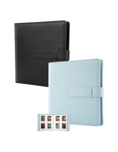 Álbum de Fotos 256 Bolsillos Ruibytree - 2 Paquetes Negro