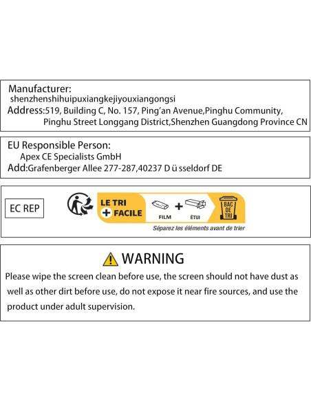 Protector de Pantalla para Fujifilm Instax Mini Liplay 0.3mm 9H