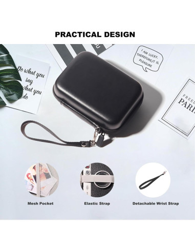 Funda Dura EVA para Cámara Fujifilm Instax Mini EVO Negra