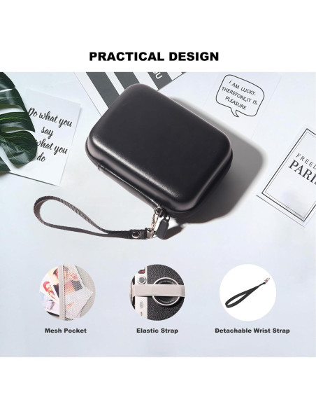 Funda Dura EVA para Cámara Fujifilm Instax Mini EVO Negra