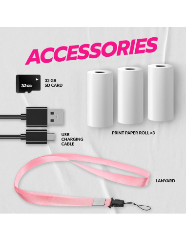 Cámara Digital para Niños Magnavox MCC9063 Rosa 20MP 1080p