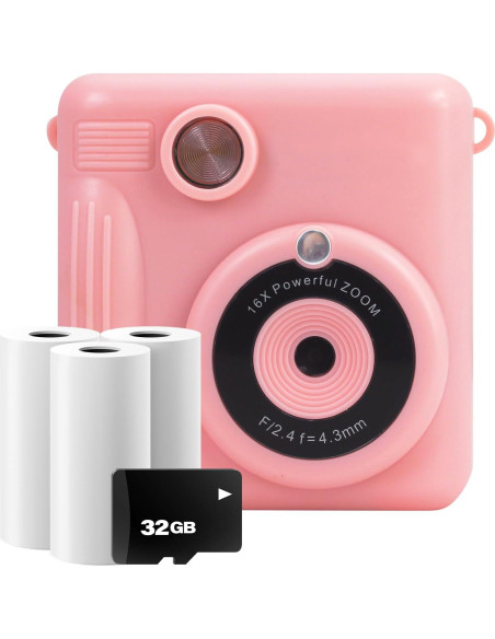 Cámara Digital para Niños Magnavox MCC9063 Rosa 20MP 1080p