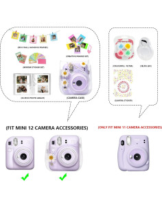Kit de Accesorios WOGOZAN para Cámara Fujifilm Instax Mini 11 2