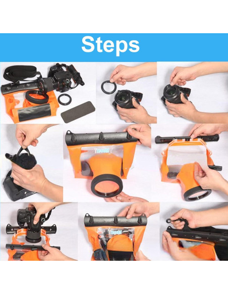 Funda Impermeable para Cámara SLR PUSOKEI 20m HD