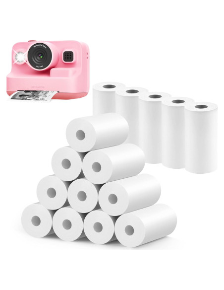 15 Rollos de Papel de Recarga MIARALA para Cámara Instantánea