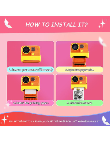 15 Rollos de Papel de Recarga MIARALA para Cámara Instantánea