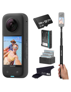 Cámara de Acción 360 Insta360 X3 a Prueba de Agua 5.7K