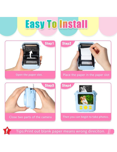 12 Rollos de Papel Térmico Hikkon para Impresión Instantánea