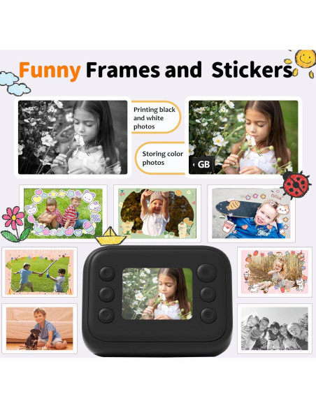 Cámara Instantánea JOYTRIP para Niños 48MP Video 1080P