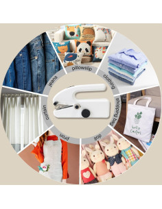 Máquina de Coser Portátil S1 - Compacta y Manual para Principiantes 2