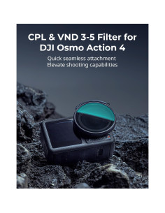 Filtro CPL y VND 3-5 SmallRig para DJI Osmo Action 4, ND8-32 2
