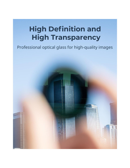 Filtro CPL y VND 3-5 SmallRig para DJI Osmo Action 4, ND8-32