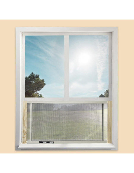 Pantalla de Ventana Ajustable W.B. Marvin 25cm x 38-64cm
