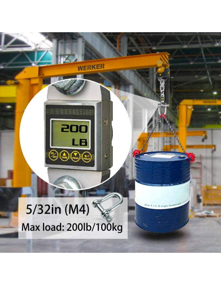 Grillete en D de acero inoxidable 304 4mm 8 piezas alta resistencia