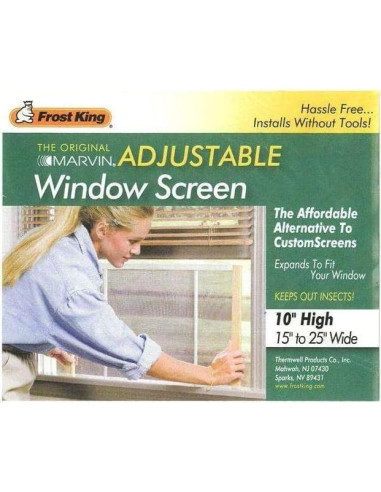Pantalla de Ventana Ajustable W.B. Marvin 25cm x 38-64cm