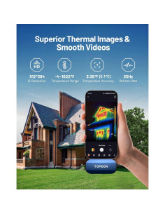 Cámara Térmica TOPDON TC001 para Android - Alta Resolución 512x384 2