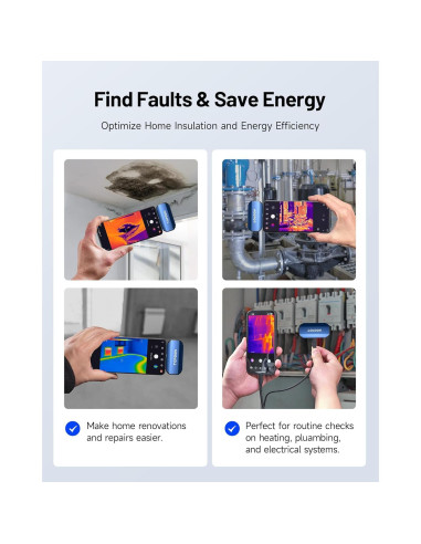 Cámara Térmica TOPDON TC001 para Android - Alta Resolución 512x384