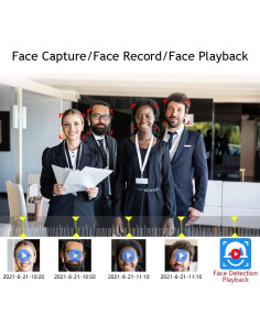 Sistema de Cámara de Seguridad Inalámbrica EVERSECU 4CH 2MP HD 2