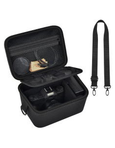 Funda para Cámara de Vlogging ANKHOH 5K 4K Negra con Compartimentos