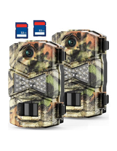 Cámaras de Sendero WOSODA 30MP HD 1080P con Visión Nocturna