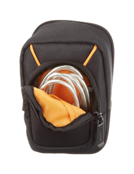 Funda Grande para Cámara Compacta Amazon Basics Negra 15.2x10.2x5.1cm