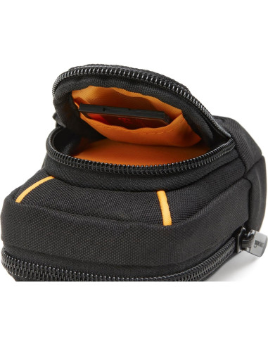 Funda Grande para Cámara Compacta Amazon Basics Negra 15.2x10.2x5.1cm