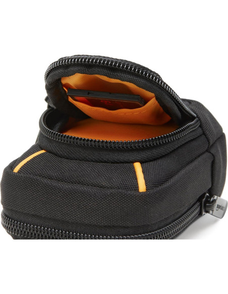 Funda Grande para Cámara Compacta Amazon Basics Negra 15.2x10.2x5.1cm