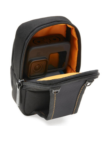 Funda Grande para Cámara Compacta Amazon Basics Negra 15.2x10.2x5.1cm