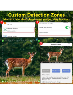 Cámara de Sendero Lantoocam 5K con Visión Nocturna y Wi-Fi 2