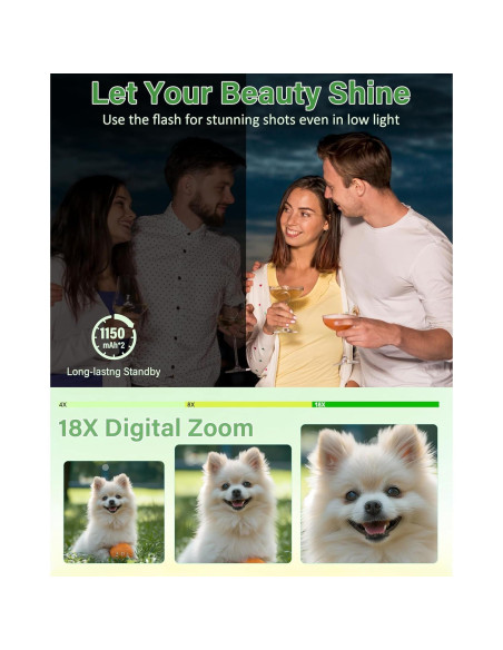 Cámara Digital Lacegre 5K 75MP con WiFi y Pantalla 3"