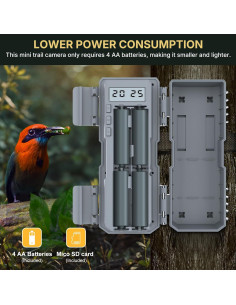 Cámara de sendero WOSPORTS H41-2 32MP 1080P con SD 32GB 2