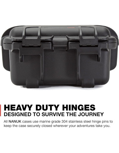 Funda Dura Impermeable Nanuk 905 para Cámara Compacta - Negra