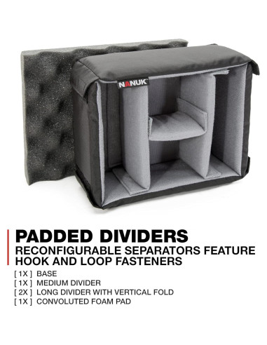 Funda Dura Impermeable Nanuk 905 para Cámara Compacta - Negra