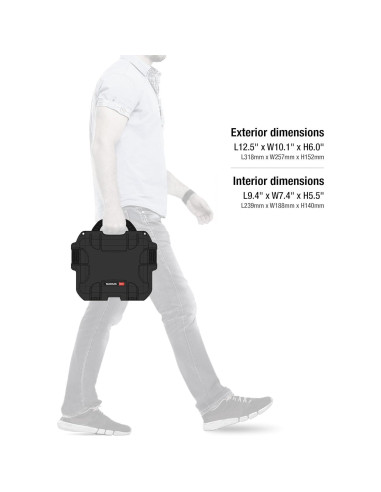 Funda Dura Impermeable Nanuk 905 para Cámara Compacta - Negra