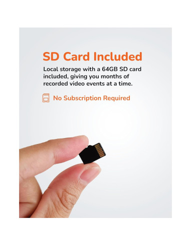 Cámara de Seguridad Interior Sensforge SF-C2 2.5K Wi-Fi Pan-Tilt