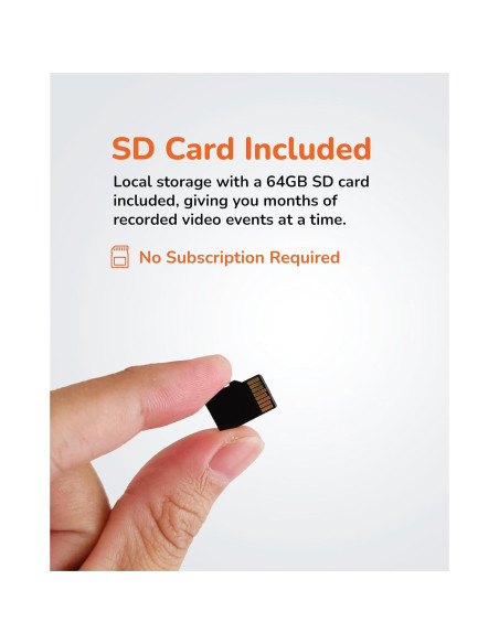 Cámara de Seguridad Interior Sensforge SF-C2 2.5K Wi-Fi Pan-Tilt