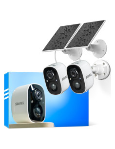 Cámara de Seguridad Solar Inalámbrica SOVMIKU CG6 3MP IP66