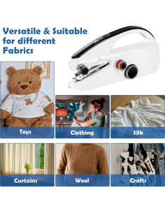 Máquina de Coser de Mano VividLife Mini Doble Velocidad 390g 2