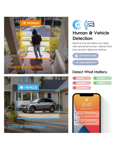 Cámara IP PoE Amcrest UltraHD 4K 8MP Visión Nocturna 15m