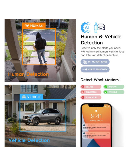 Cámara IP PoE Amcrest UltraHD 4K 8MP Visión Nocturna 15m