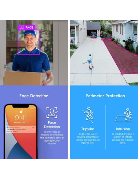 Cámara IP PoE Amcrest UltraHD 4K 8MP Visión Nocturna 15m