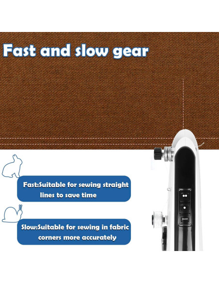 Máquina de Coser de Mano VividLife Mini Doble Velocidad 390g