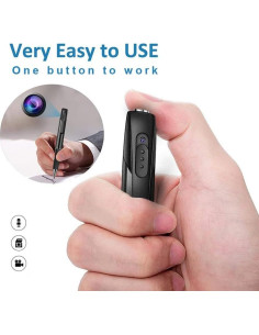 Bolígrafo Cámara Espía MEYCHEERY 32GB HD 1080P Portátil 2